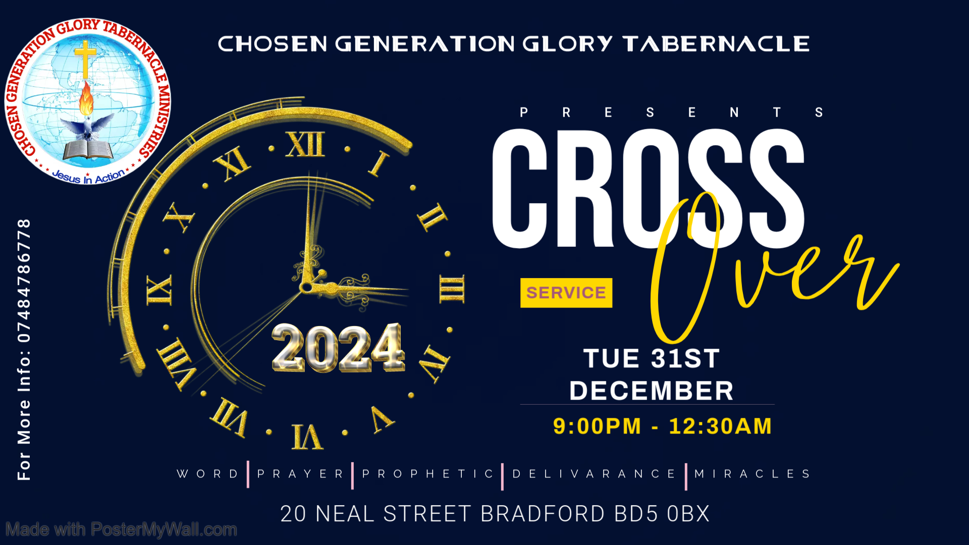 NEW YEAR'S EVE SERVICE AT CHOSEN GENERATION